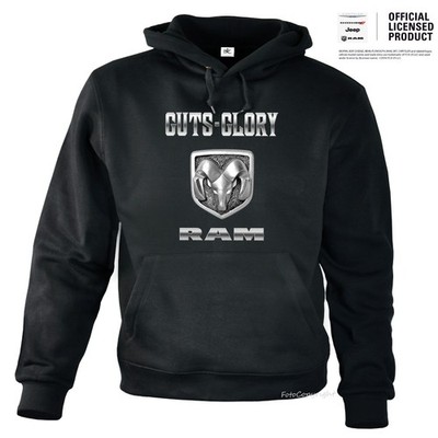 Dodge Ram Sweatshirt Hoodie  licensed US-Car Motiv *0046 / black   - M -