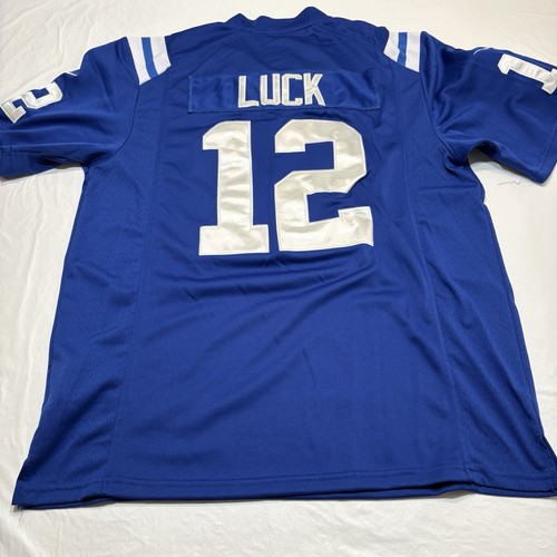 Camiseta deportiva para hombre Nike On Field NFL Indianapolis Colts Andrew Luck #12 grande - Imagen 7 de 10