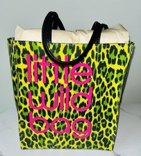 Bloomingdale's Leopard Print Tote Handbag Animal Theme for Women
