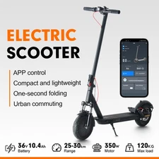 25MPH Foldable E-Scooter w/ Dual Shocks - Perfect Adult Gift for Birthday & Xmas