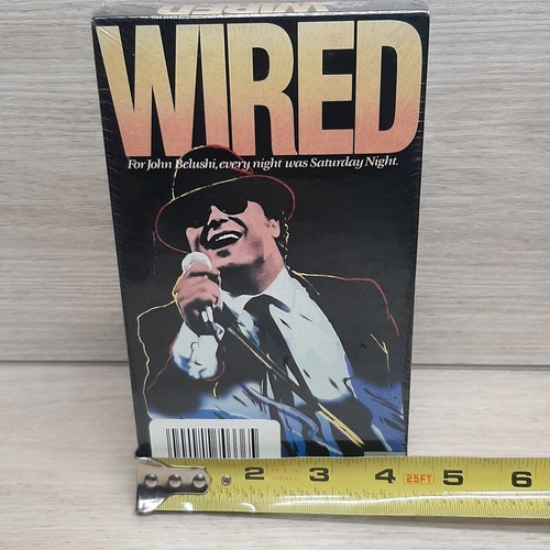 Wired VHS Tape 1989 John Belushi Every Night Was Saturday Night AVID See Photos - Picture 13 of 14