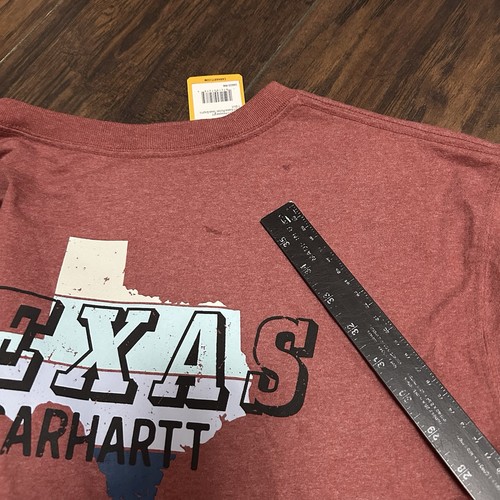 NWT Carhartt Relaxed Fit Heavyweight ShortSleeve Pocket Texas Graphic Tshirt XL - Picture 9 of 9