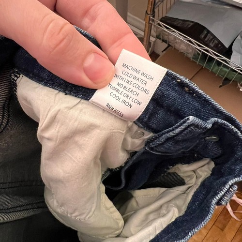 Pistola Damen Jeans Größe 24 Lana Wide Leg Jeans Mix dunkle Waschung 199 $ - Bild 14 von 15