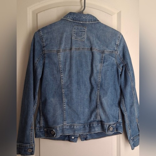 Women's LC Lauren Conrad Core Denim Jacket Sz S CASUAL BOHO COASTAL WESTERN RODE - Picture 6 of 8