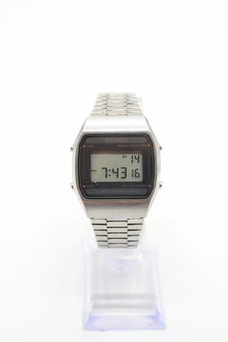 F Vintage Gents Quartz Seiko Alarm Chronograph A914 Wristwatch Working