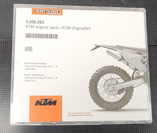 KTM 2011-2017 125/150/200/250/300 SX/EXC/XC/XC-W/SIX DAY REPAIR MANUAL CD OPENED - Picture 2 of 4