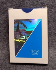 Phillip Morris 1997 Playing Deck of Cards Beach Scene Playing Cards - Opened