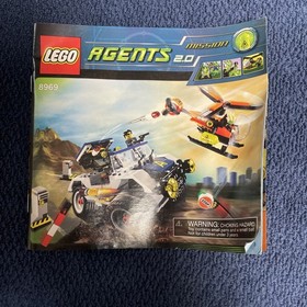 LEGO Agents 8969 4-Wheeling Pursuit Complete Half Sealed 