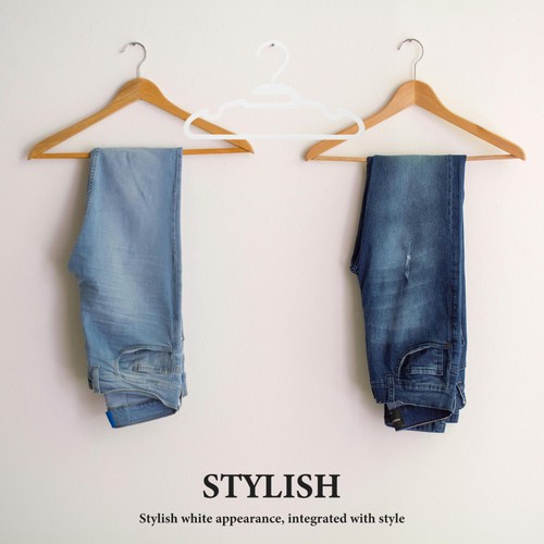 30 piezas perchas para bebé para armario secado de ropa niños pequeños - Imagen 10 de 12