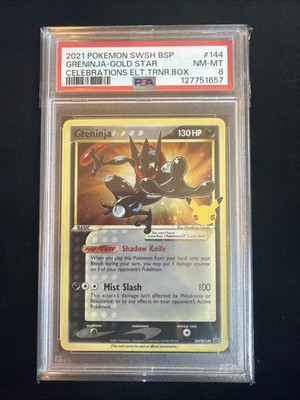 Greninja ゴルドスター Celebrations プロモカード新品未開封 Greninja Gold Star SWSH144 Celebrations Ultra Rare Promo