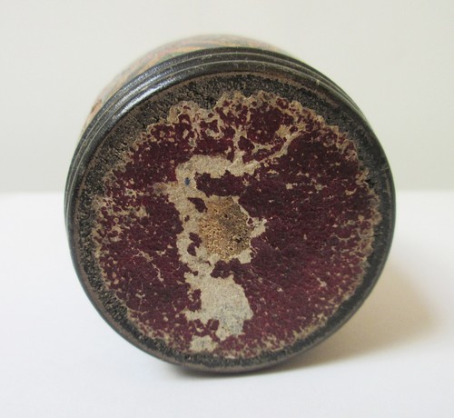 Antique Mauchline Ware Mosaic Pattern Match Holder - Picture 5 of 5