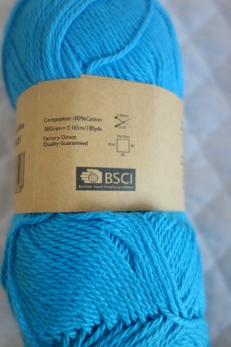 3 pack – 50 gram each – 100% Cotton Yarn in blues – JUBILEE YARN Minnesota - Picture 4 of 11