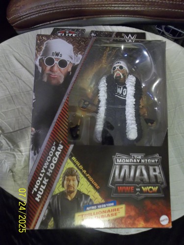 MATTEL 2025~WWE ELITE~MONDAY NIGHT WAR~HULK HOGAN~NIP~CON MANO INTERCHG~CON BAF