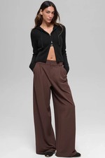 Alo Yoga High-Waist Dreamscape Trouser Long Brownstone