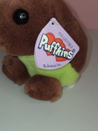 SWIBCO Vintage Puffkins 6743 EDISON Firefly Lightning Bug Soft Beanie Plush Tag - Picture 2 of 8