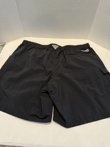 Columbia PFG Bahama Omni-Shade Hombres Negro XL 8" Nylon Pantalones Cortos UPF 50 - Imagen 12 de 16