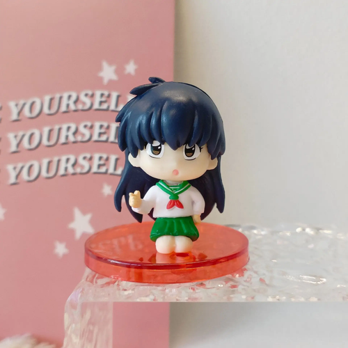 Juego de 4 figuras Inuyasha Kikyo Sesshoumaru Kagome anime dibujos animados muñeca regalo - Imagen 6 de 6
