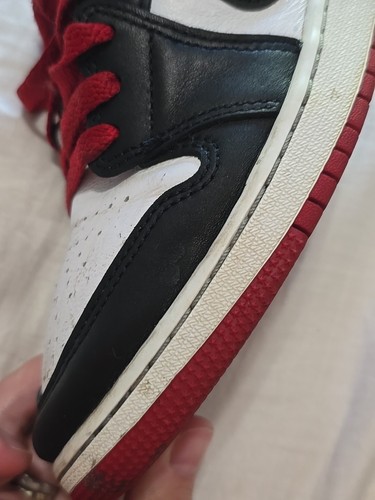 Talla 7y - Air Jordan 1 Retro OG Puntera Baja Negra - Imagen 16 de 24