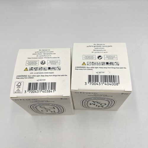 Diptyque 2X Roses And Mimosa Candles - 2.4oz / 70g - New In Open Box - Picture 7 of 10