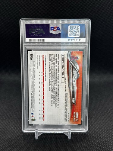 2018 Topps Holiday Shohei Ohtani #17 PSA 9 RC Angels Dodgers - Picture 2 of 2