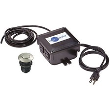 InSinkErator SinkTop Air Switch Dual Outlet, Includes Satin Nickel Button