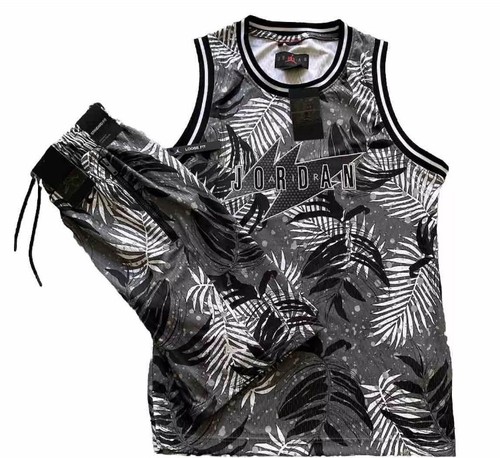 Nike Air Jordan Hoop Why Not Tropical Floral Jersey Pantalones Cortos Conjunto de 2 Piezas XL XXL NUEVO SIN ETIQUETAS - Imagen 4 de 19
