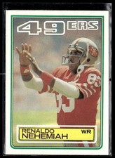 1983 Topps #171 Renaldo Nehemiah San Francisco 49ers RC 2