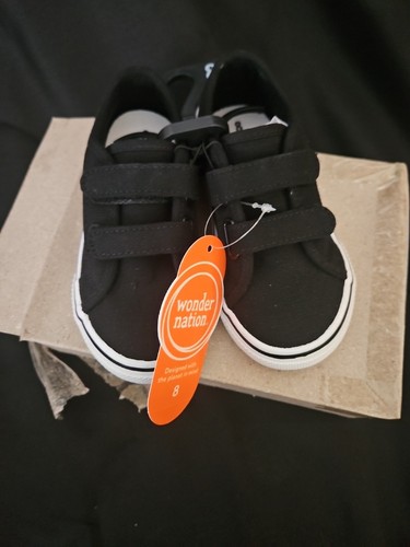 Neu mit Karton Wonder Nation Kinder Größe 8 schwarz Sneaker - Bild 5 von 5