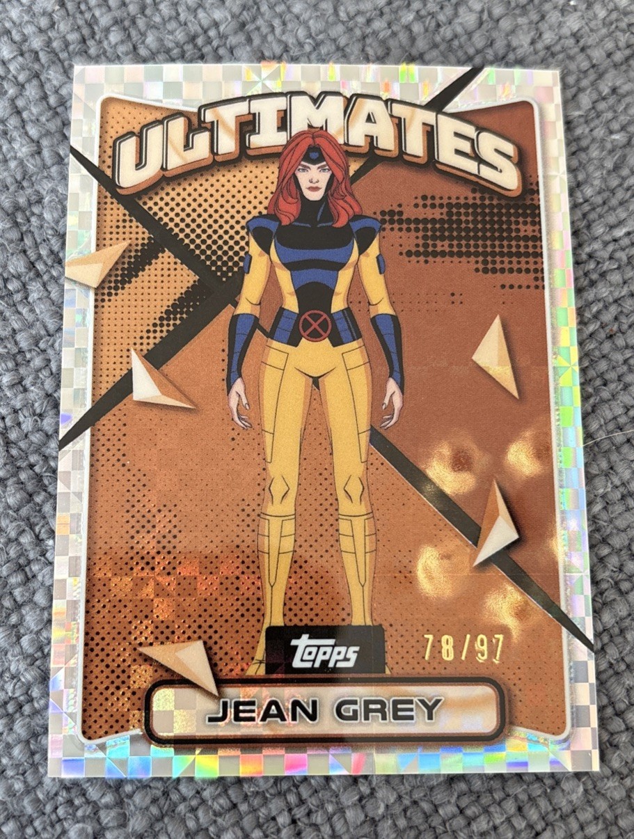 2025 Topps Finest X-Men '97 #2 JEAN GREY LASER REFRACTOR #d /199 ULTIMATES