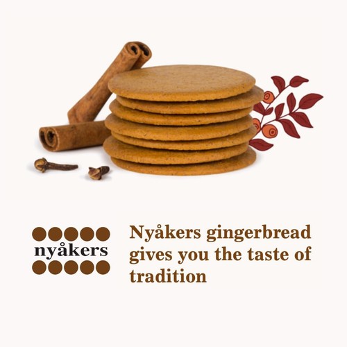Nyakers Swedish Original Ginger Snaps Cookies 26,4 Oz. Gingersnaps in...  - Bild 6 von 7