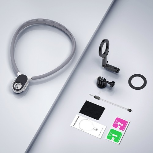 Support de cou magnétique pour caméras d'action et téléphones intelligents t - Photo 9 sur 14