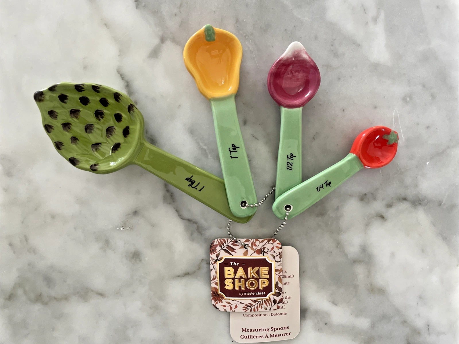 Measuring Spoons Ceramic Bake Shop Food Cooking Products Food Design