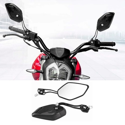2 sztuki motocykl lusterko wsteczne wyraźne widzenie regulowana uniwersalna kierownica - Zdjęcie 13 z 14