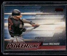 2018 Stadium Club-Power Zone Red Manny Machado #PZ-JD Baltimore Orioles