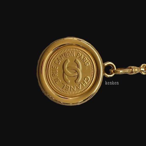 CHANEL Cinturón Cadena AUTÉNTICO Oro PARÍS Collar Medalla kenkenjp 2 Monedas 31 RUE CAMBON - Imagen 2 de 12