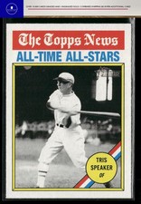 Baseball 2025 Topps Heritage Tris Speaker #347