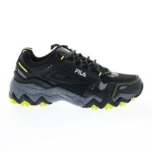 Fila Oakmont Trail 1JM00845-007 Mens Black Leather Athletic Hiking Shoes