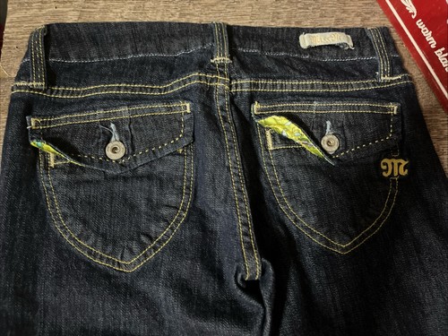 Miss me size 26 satin Trimmed bell bottom jeans - Picture 7 of 7