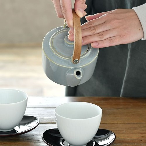 Tokoname Teapot LOLO Rolo 360ml Porcelain Teapot Mino Ware Made in From Japan - Bild 6 von 14