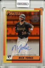 2025 Topps Series 2 Nick Yorke 1990 Topps Baseball Auto Orange /25
