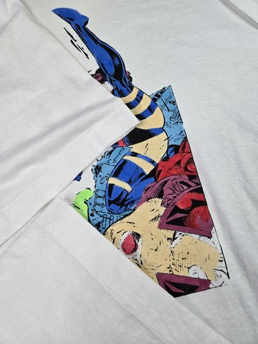 Camiseta Cómic Psylocke Vs Magneto De Colección, Talla XXL (22x30,5) Puntada Única - Imagen 5 de 10