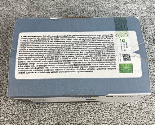 Lexmark 71C0H40 Yellow High Yield Toner Cartridge Genuine OEM Factory Sealed - Photo 4/7
