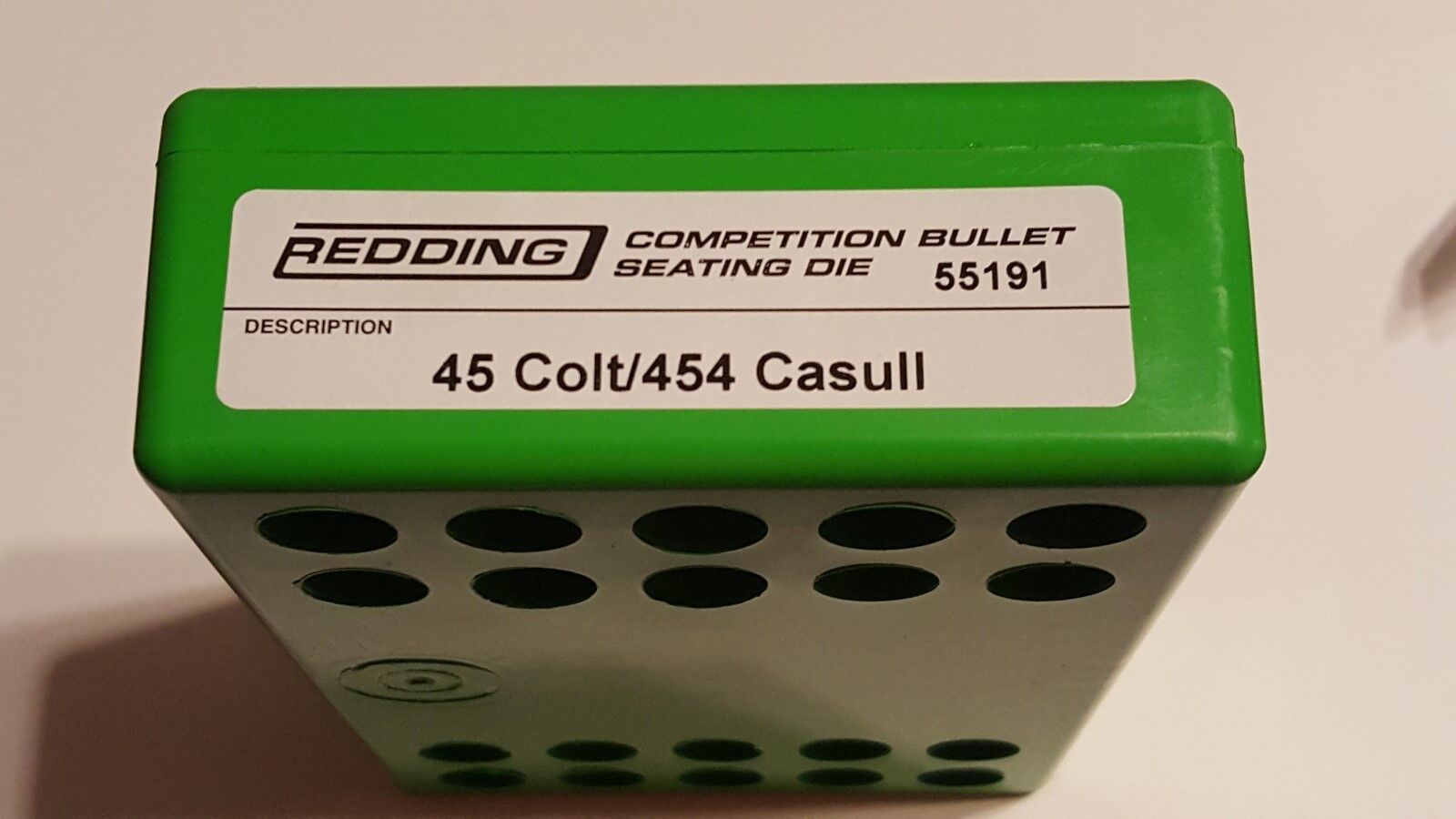 55191 rojoDING COMPETITION asientos Die - 45 COLT 454 Casull-Nuevo-Envío Gratis 55191 rojoDING COMPETITION asientos Die - 45 COLT 454 Casull-Nuevo-Envío Gratis