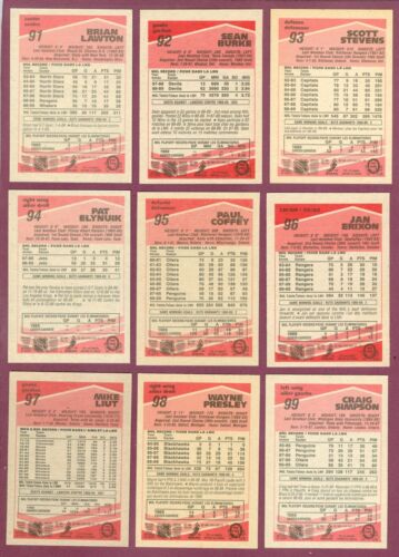 1989-90 O PEE CHEE NHL HOCKEY CARD 1 TO 110 SEE LIST - Picture 189 of 221
