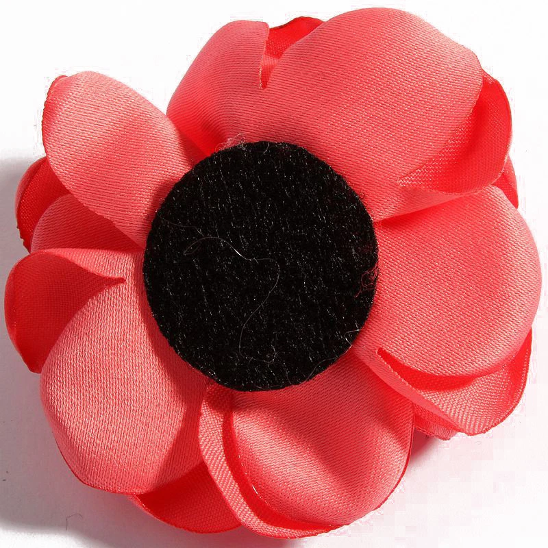 Burn Edge Hair Rose Fabric Flowers For Baby Headband Accessories Craft DIY 30pcs - Image 4 of 4