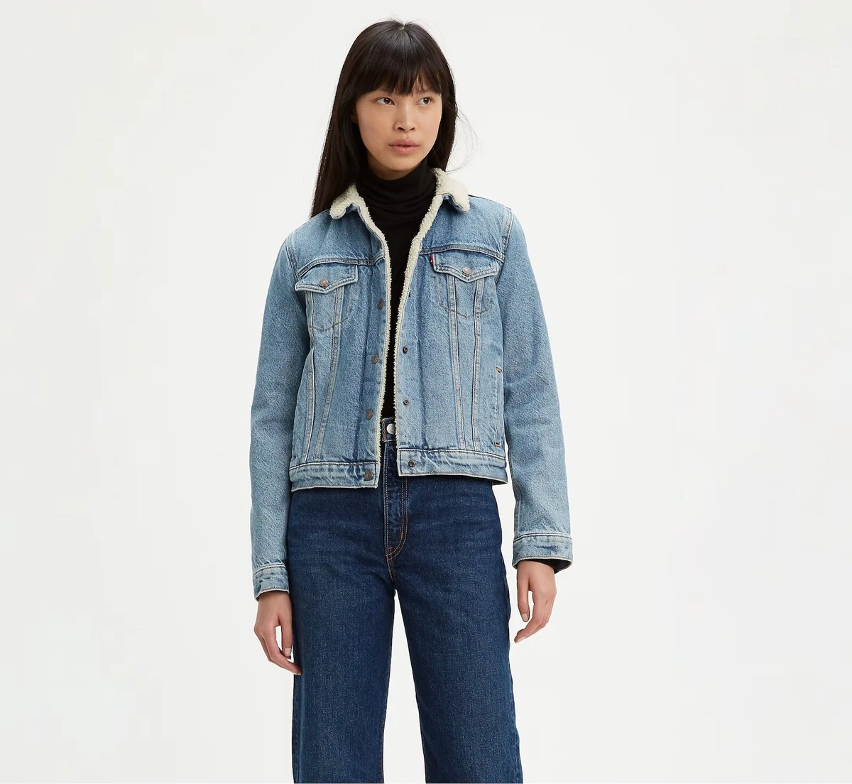Levi's original shop sherpa trucker