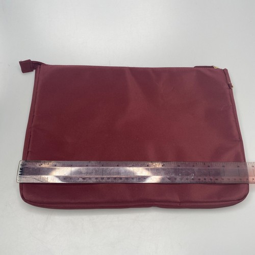 Laptop Sleeve Case 15" or smaller Nylon RED Padded - Picture 7 of 8