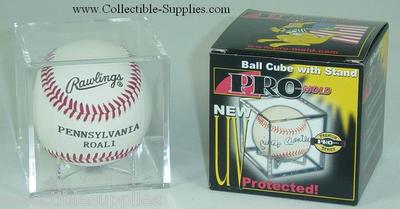 25 year protection 12 PRO-MOLD BALL SQUARE III UV BASEBALL CUBE HOLDERS