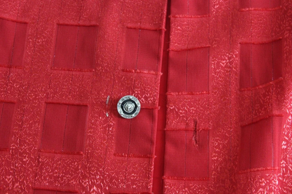 CAMISA MANGA LARGA Pronti Red Metallic Artwork Pequeña S 15 x 33/34 Foto 4 de 4