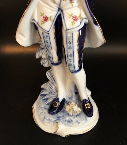 Vintage KPM viktorianische Mann & Frau Porzellan Figuren - leuchtende Farben wunderschön! - Bild 8 von 22